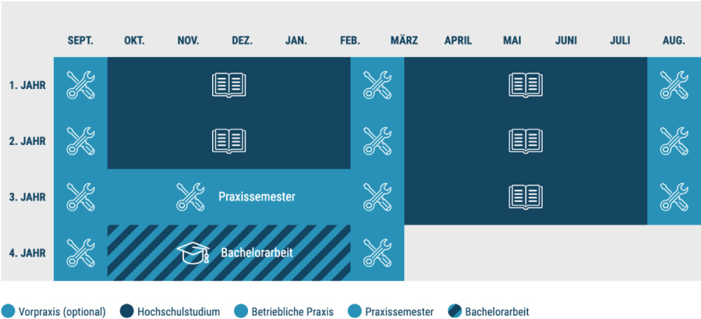 Studium mit vertiefter Praxis im Bachelor
